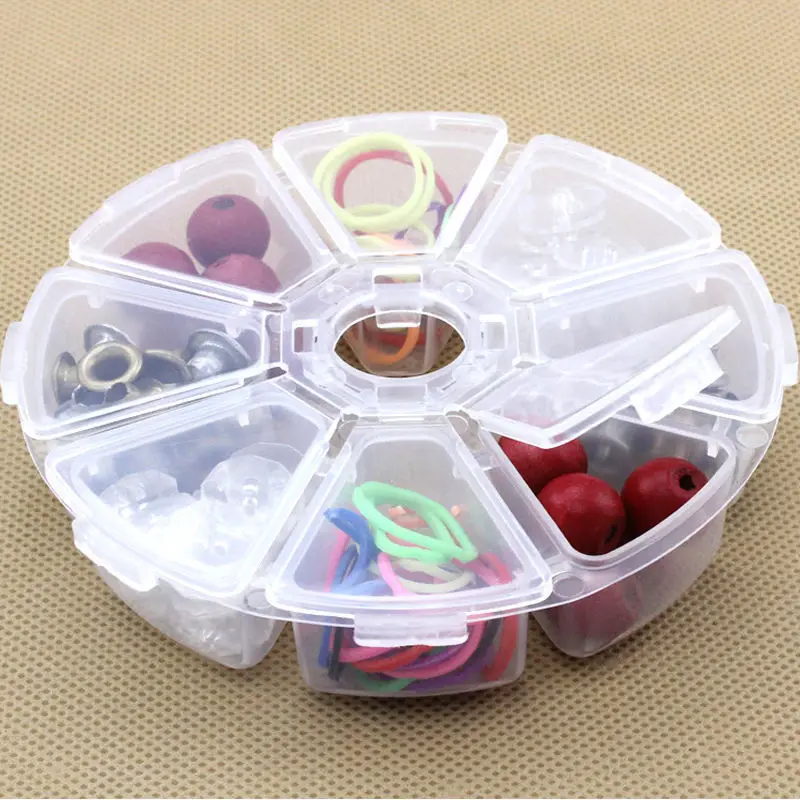 Faroot Round 8 Grid Clear Plastic Box Jewelry Bead Storage Container Craft Organizer with Lid Jewelry Nail Art Beads Tool
Faroot Round 8 Grid Clear Plastic Box Jewelry Bead Storage Container Craft Organizer with Lid Jewelry Nail Art Beads Tool