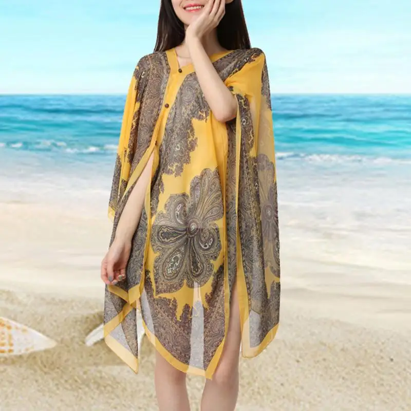 Summer Woman Sexy Bathing Suit Beach Dress Print Bikini Swimsuit Cover up Beach wear Pareo Sarong
Summer Woman Sexy Bathing Suit Beach Dress Print Bikini Swimsuit Cover up Beach wear Pareo Sarong