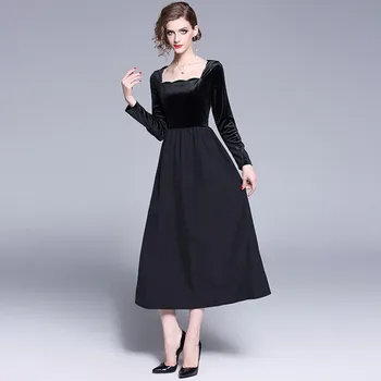 NEW party dresses 2018 velvet bodycon Maxi dress women sexy split low cut long sleeve fashion long dress vestidos S-XXL
NEW party dresses 2018 velvet bodycon Maxi dress women sexy split low cut long sleeve fashion long dress vestidos S-XXL