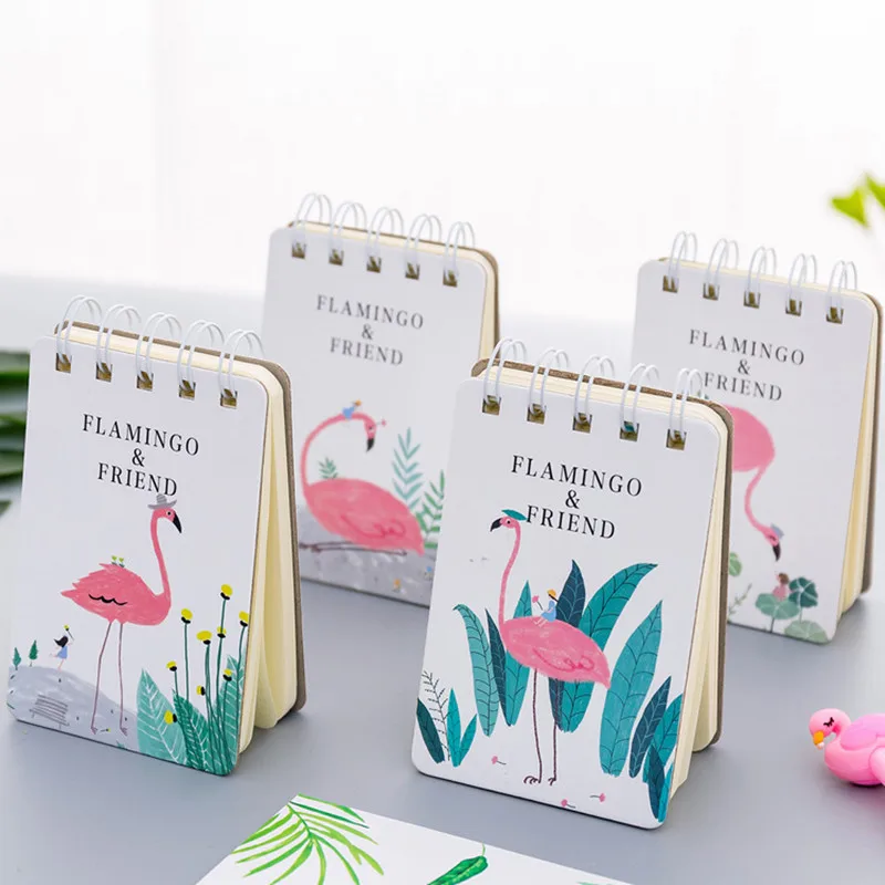 Newest Kawaii Flamingo Spiral Diary Notebooks Cute Notepads School Supplies Stationery Students Week Day Planner Office Memo pad
Newest Kawaii Flamingo Spiral Diary Notebooks Cute Notepads School Supplies Stationery Students Week Day Planner Office Memo pad