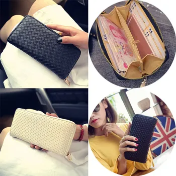 2019 Fashion Women Wallet PU Leather Solid Clutch Change Wallets Long Lichee Pattern Zipper Purse Carteira portefeuille femme 50
2019 Fashion Women Wallet PU Leather Solid Clutch Change Wallets Long Lichee Pattern Zipper Purse Carteira portefeuille femme 50