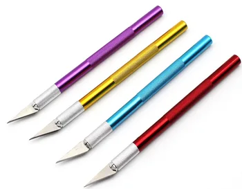 Precision Hobby Knife Metal Handle with 6pcs blades for Arts Crafts PCB Phone Repair Wood Carving Tools Multi DIY hand tools
Precision Hobby Knife Metal Handle with 6pcs blades for Arts Crafts PCB Phone Repair Wood Carving Tools Multi DIY hand tools