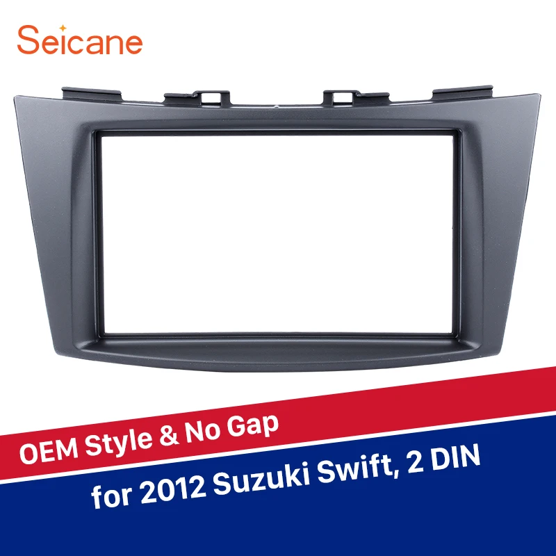 Seicane Double Din DVD CD Install Dash Bezel Trim Kit for 2012 Suzuki Swift Auto stereo Panel Kit Fitting Frame DVD Player Fit
Seicane Double Din DVD CD Install Dash Bezel Trim Kit for 2012 Suzuki Swift Auto stereo Panel Kit Fitting Frame DVD Player Fit