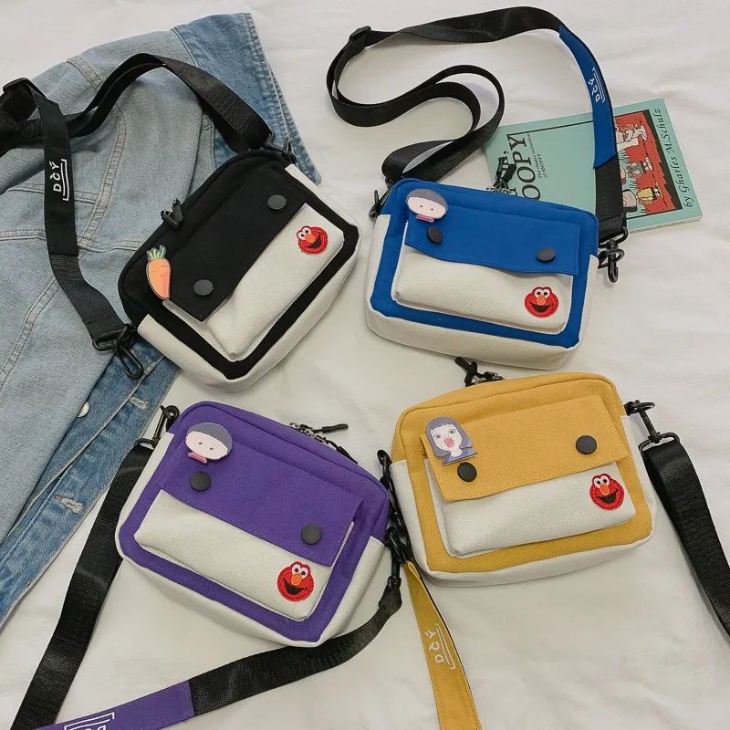 2019 Summer New Hot Fashion Casual Cartoon Canvas Bags for Women Female Simple Patch Shoulder Bags Messenger Bags
2019 Summer New Hot Fashion Casual Cartoon Canvas Bags for Women Female Simple Patch Shoulder Bags Messenger Bags