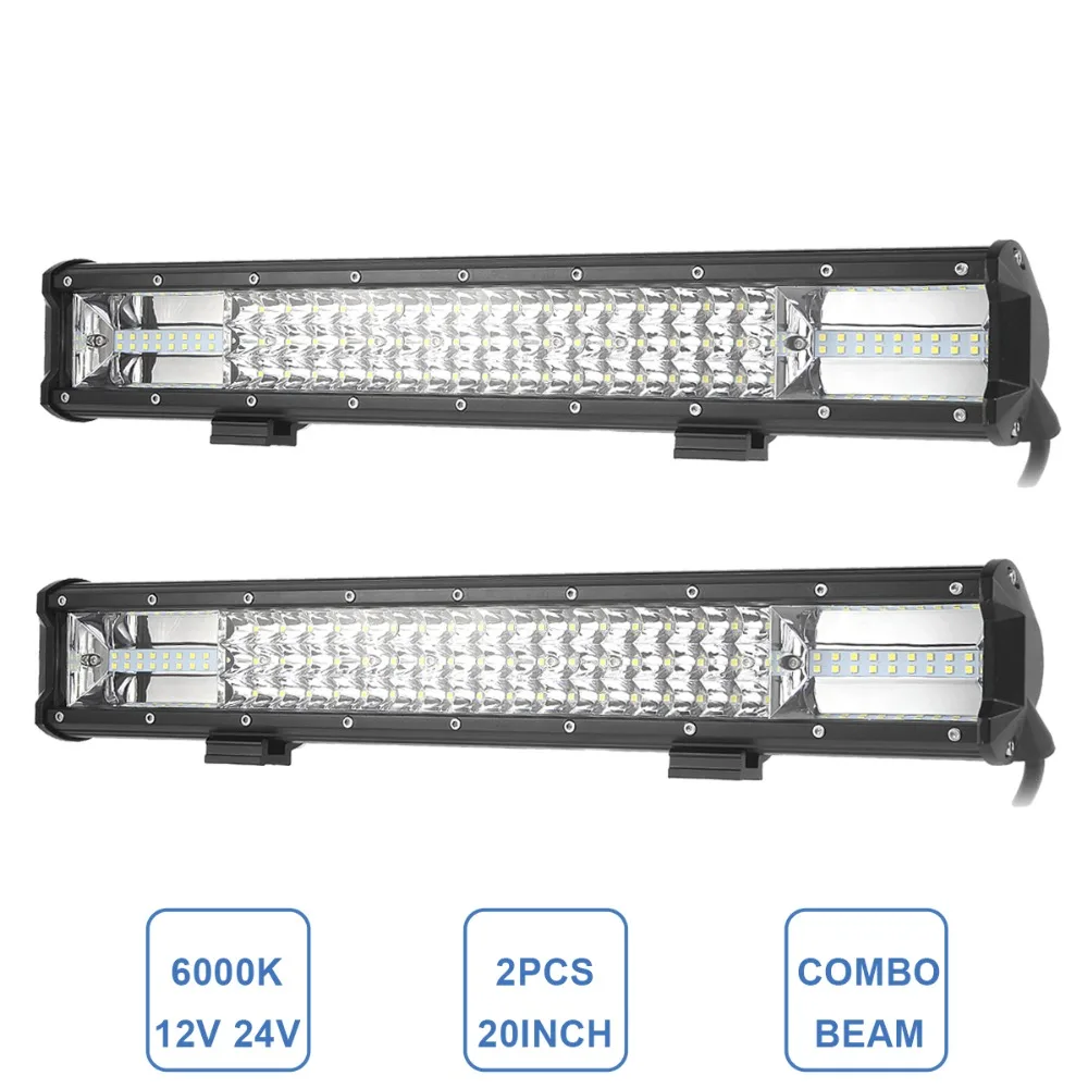 20 Inch Offroad LED Work Light Bar 12V 24V SUV Auto Car Truck ATV 4X4 4WD Wagon Trailer Pickup RZR AWD Styling Driving Lamp 2pcs
20 Inch Offroad LED Work Light Bar 12V 24V SUV Auto Car Truck ATV 4X4 4WD Wagon Trailer Pickup RZR AWD Styling Driving Lamp 2pcs