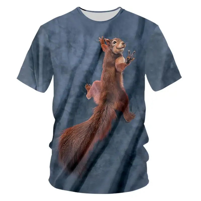 2018 Summer Cool Tshirt Man Funny Print Cute Brown Squirrel 3d T-shirt Short Sleeve Hip Hop Streetwear Loose Tee Shirt 5XL
2018 Summer Cool Tshirt Man Funny Print Cute Brown Squirrel 3d T-shirt Short Sleeve Hip Hop Streetwear Loose Tee Shirt 5XL