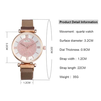 Women's Wristwatch Classic Analog Quartz Watch Babysbreath Dial with Alloy Net Strap LXH
Women's Wristwatch Classic Analog Quartz Watch Babysbreath Dial with Alloy Net Strap LXH