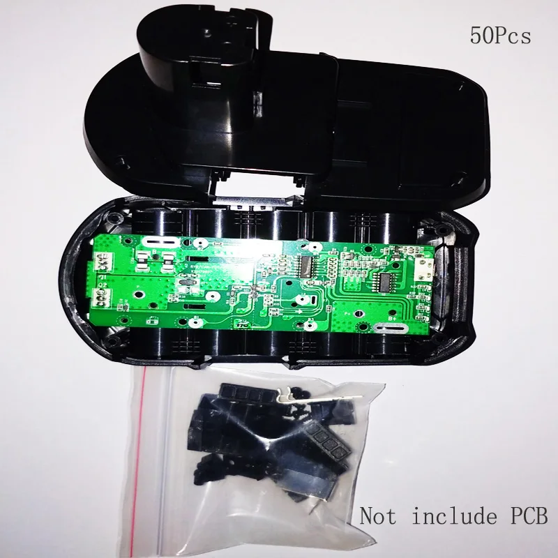 50pcs Spare Replacement Rechargeable Lithium Ion Battery Box for Ryobi 18V Power Tool Battery Case Accessory
50pcs Spare Replacement Rechargeable Lithium Ion Battery Box for Ryobi 18V Power Tool Battery Case Accessory