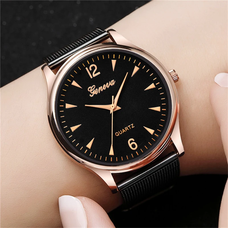 Luxury Stainless Steel Black Mesh Mens Watches Geneva Fashion Analog Quartz Men Watch Casual Dress Man Watch Stylish Men Clock
Luxury Stainless Steel Black Mesh Mens Watches Geneva Fashion Analog Quartz Men Watch Casual Dress Man Watch Stylish Men Clock