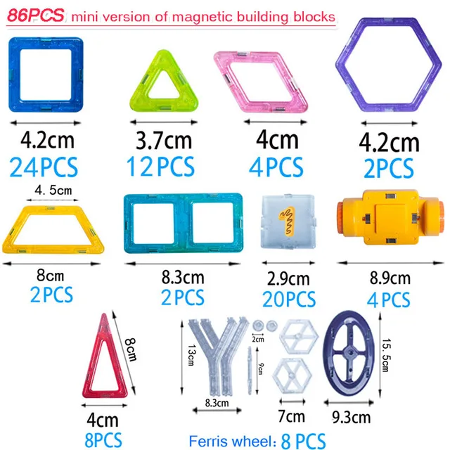86pcs