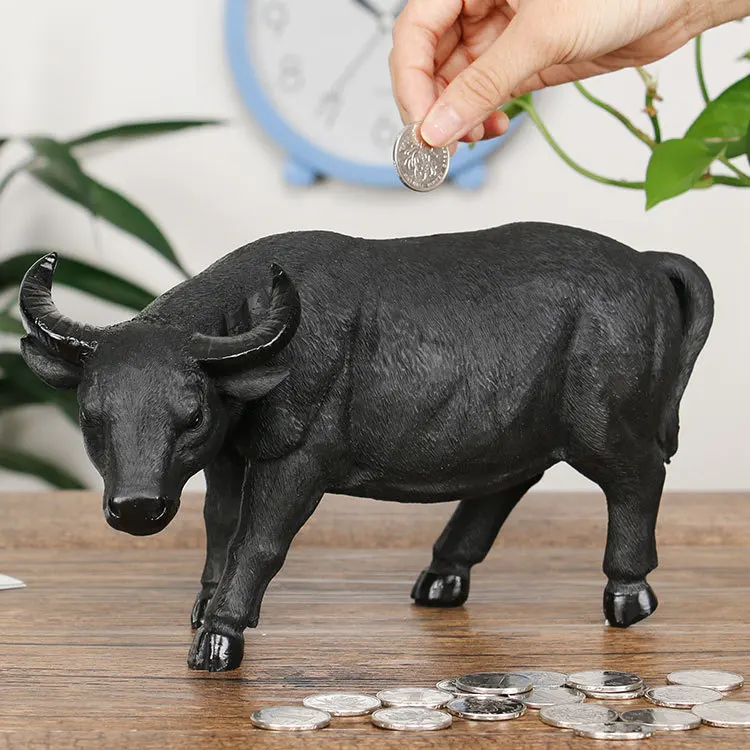 Home Pendulum Simulation Buffalo Piggy Bank Creative Cartoon Zodiac Piggy Bank Resin Crafts Coin Pot Money Box coin bank
Home Pendulum Simulation Buffalo Piggy Bank Creative Cartoon Zodiac Piggy Bank Resin Crafts Coin Pot Money Box coin bank