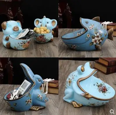 Frog fish toucan elephant pig, home desktop decoration crafts, retro animal furnishings, can be used as candy tray, key storage
Frog fish toucan elephant pig, home desktop decoration crafts, retro animal furnishings, can be used as candy tray, key storage