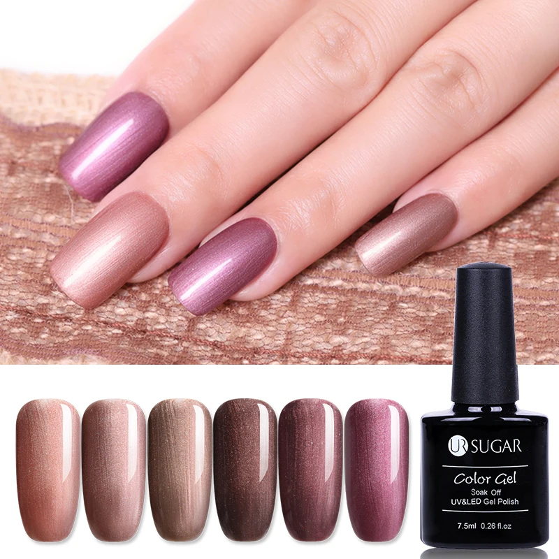 UR SUGAR 7.5ml Pearl Shimmer Bronze Series UV Nail Gel Polish Long Lasting Color Coat Soak Off Gel Varnish For Nails Lacquer
UR SUGAR 7.5ml Pearl Shimmer Bronze Series UV Nail Gel Polish Long Lasting Color Coat Soak Off Gel Varnish For Nails Lacquer