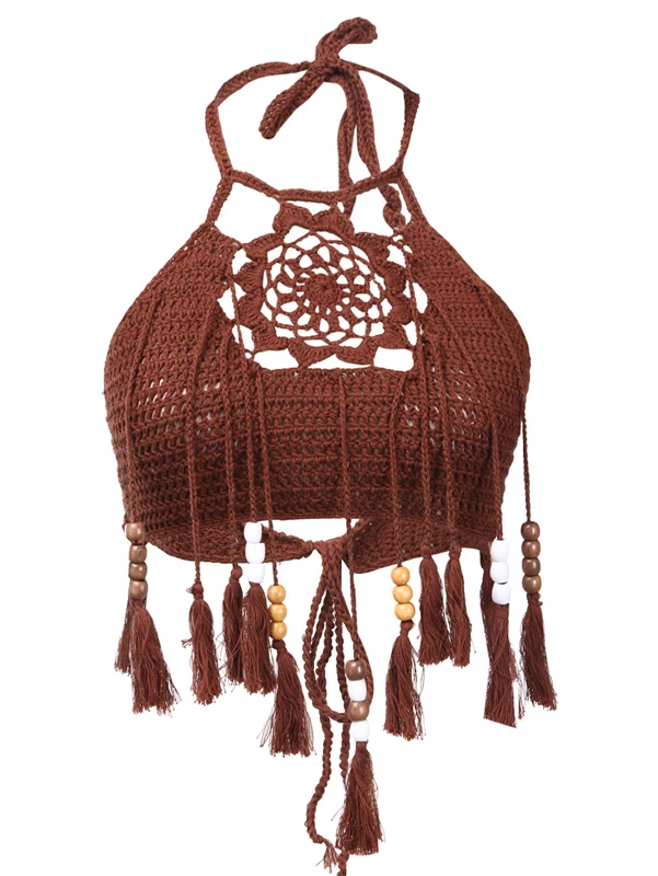 Women Halter Top Crochet Bralette Knit Bra Boho Beach Bikini Cami Tank 2019 Sexy Ladies Crop Top Summer Holiday Fashion Clothes
Women Halter Top Crochet Bralette Knit Bra Boho Beach Bikini Cami Tank 2019 Sexy Ladies Crop Top Summer Holiday Fashion Clothes