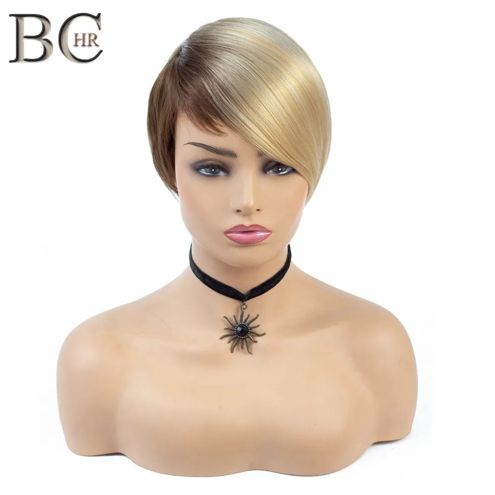 BCHR 6inch 110g Synthetic Short Straight Hair Wigs For Women Ombre Brown Black Wig Short Bob Wigs High Temperature Fiber
BCHR 6inch 110g Synthetic Short Straight Hair Wigs For Women Ombre Brown Black Wig Short Bob Wigs High Temperature Fiber