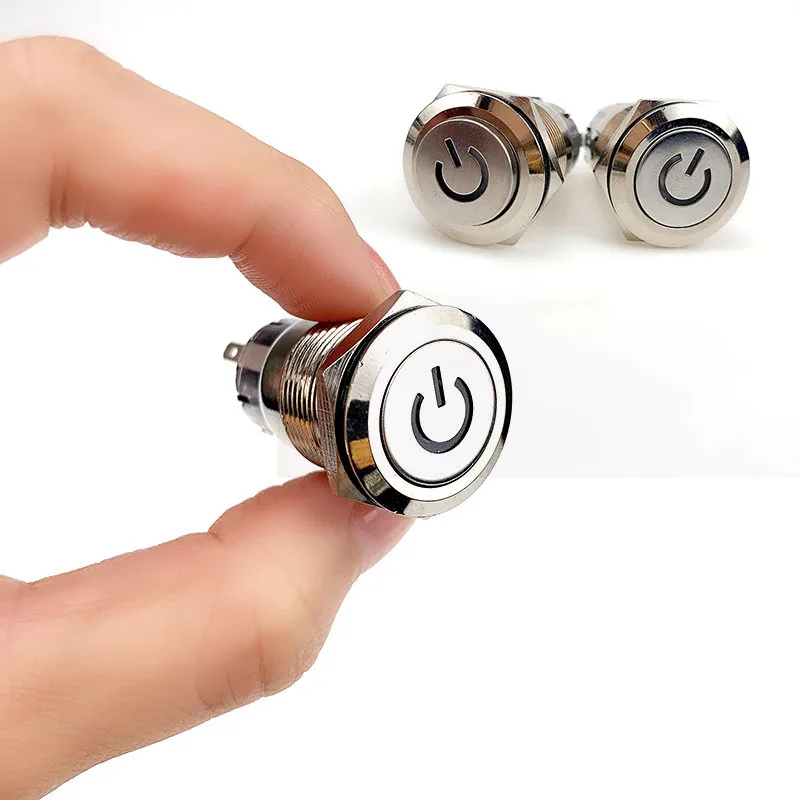19mm Metal button switch momentary latching auto seat heating switches waterproof LED elevator switches 3V 5V 6V 36V 110V 220V
19mm Metal button switch momentary latching auto seat heating switches waterproof LED elevator switches 3V 5V 6V 36V 110V 220V