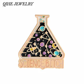 QIHE JEWELRY Golden colorful science beaker enamel pins Lapel pins Brooches Funny Humor Jewelry for men women Geeky gifts
QIHE JEWELRY Golden colorful science beaker enamel pins Lapel pins Brooches Funny Humor Jewelry for men women Geeky gifts