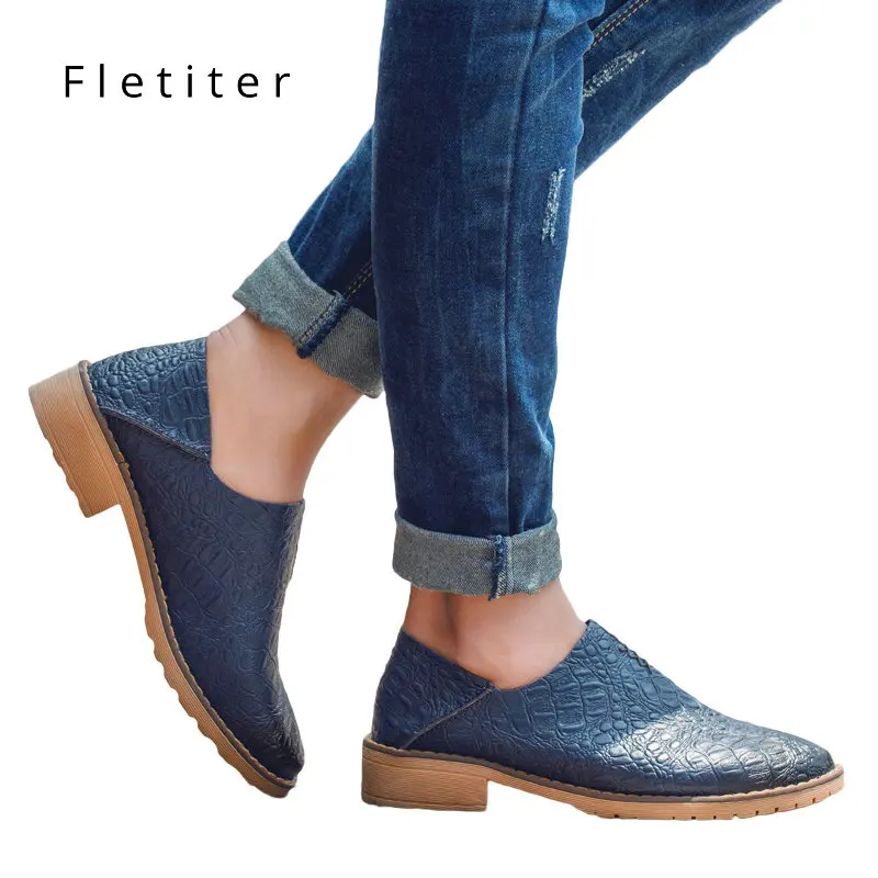 Spring Casual Shoes Solid Flats Women Flat Platform Slip on Round Toe Concise Genuine Leather Leisure Ladies Oxfords Fletiter
Spring Casual Shoes Solid Flats Women Flat Platform Slip on Round Toe Concise Genuine Leather Leisure Ladies Oxfords Fletiter