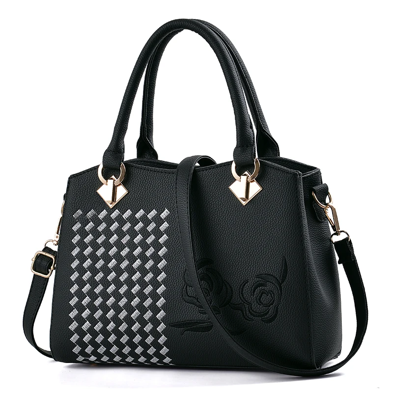 SUONAYI Women Leather Handbag Women Messenger Bag Female Leather Shoulder Bag Women's Embroidery Flower Handbag sac a main
SUONAYI Women Leather Handbag Women Messenger Bag Female Leather Shoulder Bag Women's Embroidery Flower Handbag sac a main