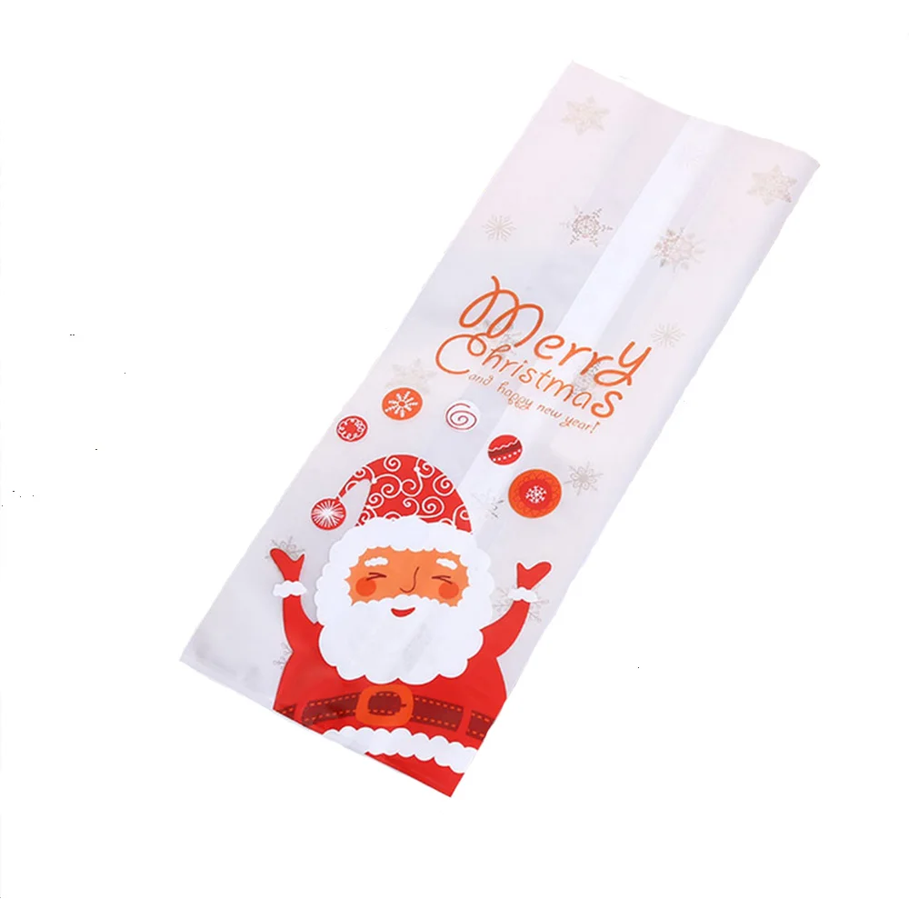 christmas biscuit packaging bag gifts snowman santa claus bag