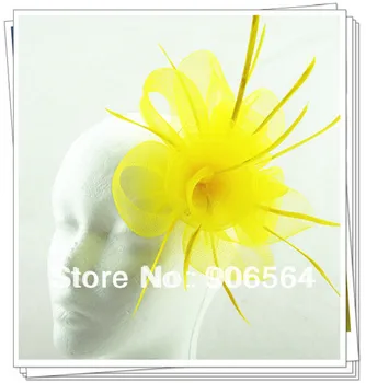 yellow color fascinator hats with 3 rose decoration,great as bridal wedding hair accessories party hats Free shipping 6pcs/lot
yellow color fascinator hats with 3 rose decoration,great as bridal wedding hair accessories party hats Free shipping 6pcs/lot