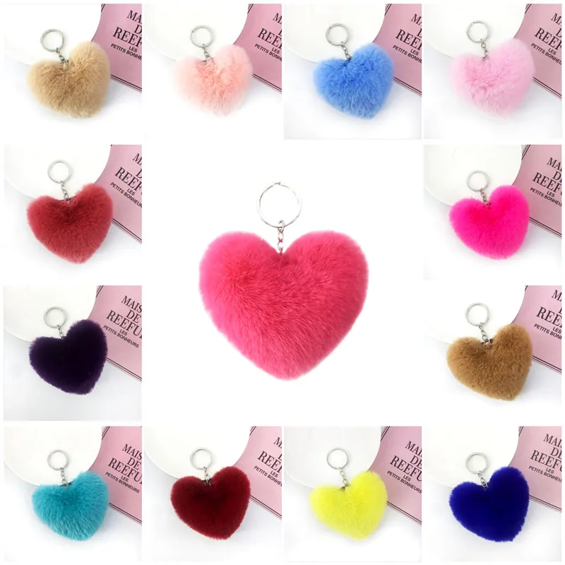 Plush heart faux fur key ring pendant love lady bag car ornaments factory custom key ring
Plush heart faux fur key ring pendant love lady bag car ornaments factory custom key ring