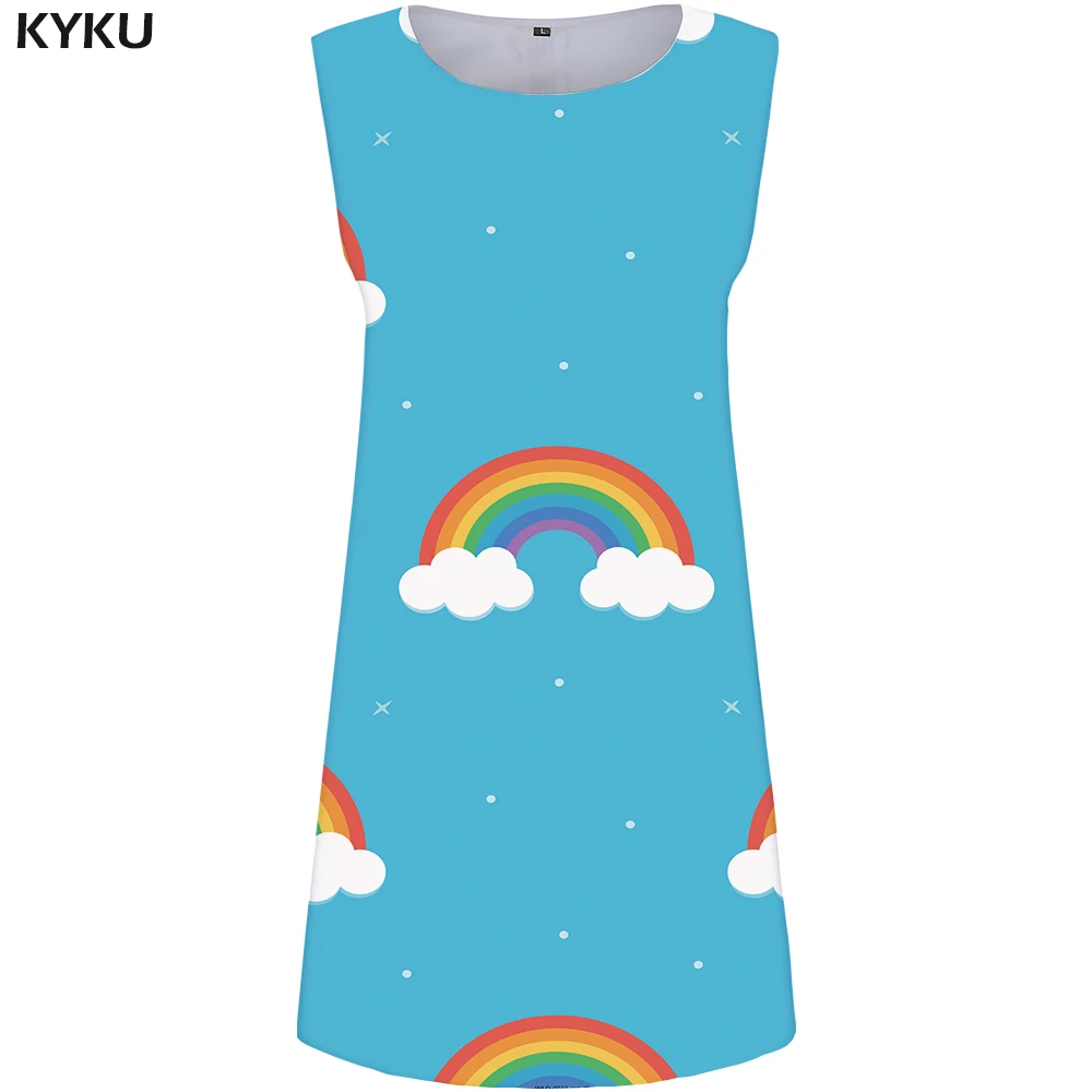 KYKU Rainbow Dress Women Cloud Office Sundress Sexy Space 3d Print Dress Beach Colorful Ladies Dresses Vintage Womens Clothing
KYKU Rainbow Dress Women Cloud Office Sundress Sexy Space 3d Print Dress Beach Colorful Ladies Dresses Vintage Womens Clothing