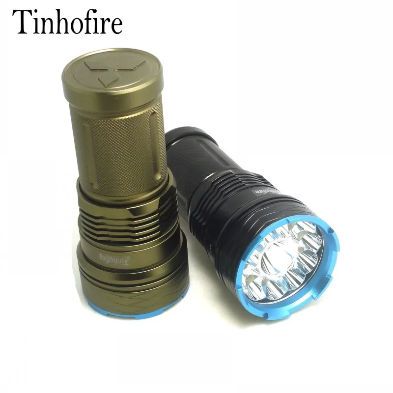 

Tinhofire 20000 lumens King 12T6 LED flashlamp 12 x CREE XM-L T6 Tactical Portable Led Flashlight Hunting Lamp Flashlights Torch