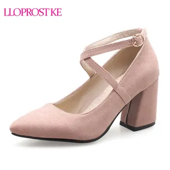 Lloprost ke Women Shoes High Heels Wedding Party Shoes Spring Autumn Thick Heel Pumps Shoes Black Pink Plus Size 32-46 MY597
Lloprost ke Women Shoes High Heels Wedding Party Shoes Spring Autumn Thick Heel Pumps Shoes Black Pink Plus Size 32-46 MY597
