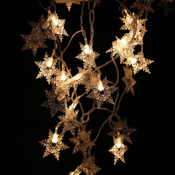 5M 40Leds LED String light AC220V Snowflake fairy light Christmas decoration EU plug 8 Modes for Bedroom,Birthday,Party,KTV,Bar
5M 40Leds LED String light AC220V Snowflake fairy light Christmas decoration EU plug 8 Modes for Bedroom,Birthday,Party,KTV,Bar