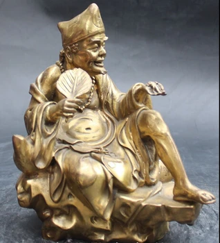 007943 9 Chinese Bronze Mythology Rohan Arhat Monk Fo Jigong Buddha Sculpture Statue
007943 9 Chinese Bronze Mythology Rohan Arhat Monk Fo Jigong Buddha Sculpture Statue