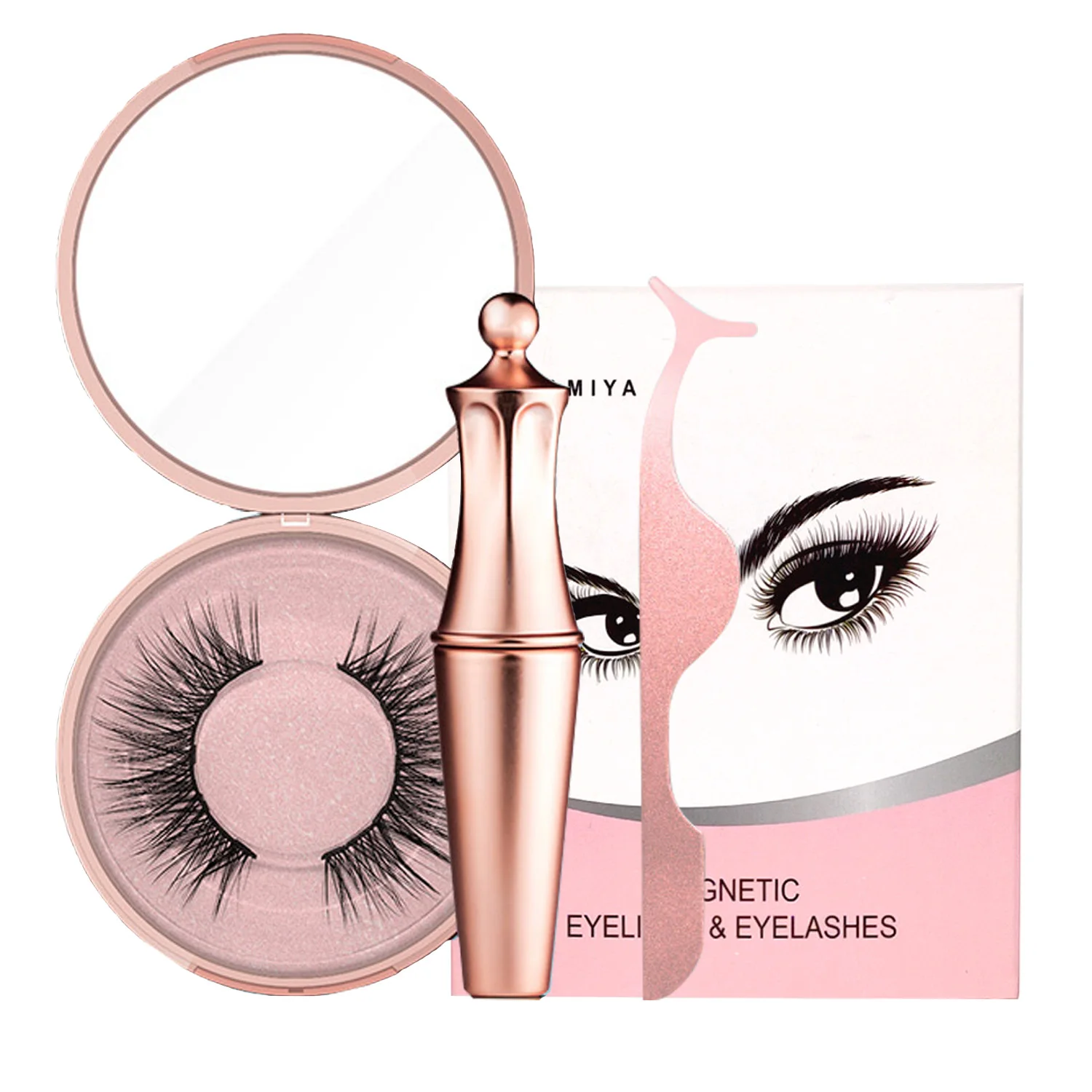 Magnetic Eyeliner Eyelashes Kit Magnetic 3D Eyelashes & Liquid Eyeliner with False Lashes Eyelash Curler Reusable Falses Eyelash
Magnetic Eyeliner Eyelashes Kit Magnetic 3D Eyelashes & Liquid Eyeliner with False Lashes Eyelash Curler Reusable Falses Eyelash