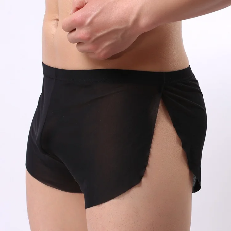 Sexy Men Underwear Transparent Boxer Shorts Man Ultra-thin Mesh Panties Solid Low Waist U Convex Pouch Underpants Cueca M-XXL
Sexy Men Underwear Transparent Boxer Shorts Man Ultra-thin Mesh Panties Solid Low Waist U Convex Pouch Underpants Cueca M-XXL