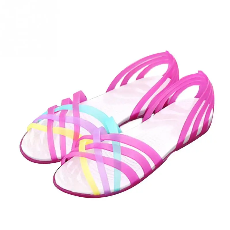 Summer Sandals Women Candy Color Ladies Shoes Jelly Hollow Out Peep Toe Rainbow Beach Flat Sandals Sandalias Zapatos Mujer
Summer Sandals Women Candy Color Ladies Shoes Jelly Hollow Out Peep Toe Rainbow Beach Flat Sandals Sandalias Zapatos Mujer