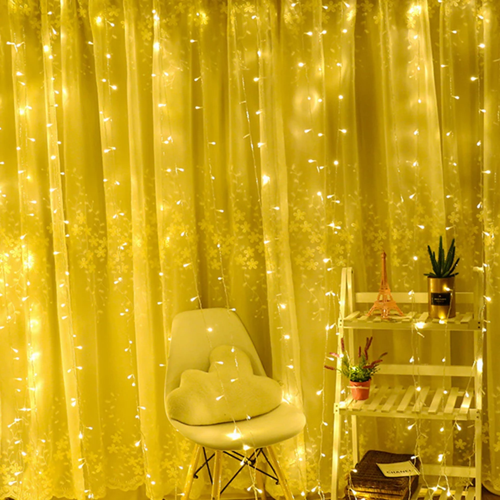 Outdoor Curtain LED String Light Fairy Icicle LED Christmas Garland Wedding Party Patio Window Outdoor String Light Decoration
Outdoor Curtain LED String Light Fairy Icicle LED Christmas Garland Wedding Party Patio Window Outdoor String Light Decoration