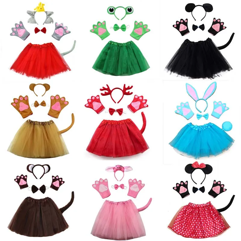 Kid adult women Animal costume tiger mouse monkey bear dog frog cow pig gloves headband tutu Halloween party cosplay girl dress
Kid adult women Animal costume tiger mouse monkey bear dog frog cow pig gloves headband tutu Halloween party cosplay girl dress
