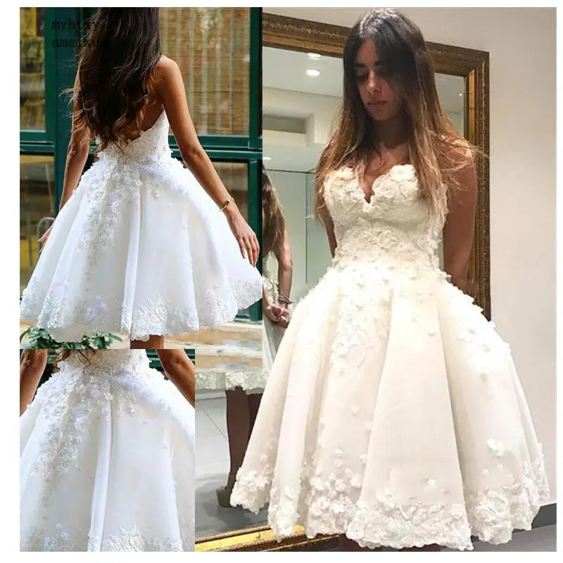 Short Informal Cheap Wedding Dress 2020 Beach White Bride Dresses Vestido De Noiva Hot Sale 3d Flowers Wedding Dresses
Short Informal Cheap Wedding Dress 2020 Beach White Bride Dresses Vestido De Noiva Hot Sale 3d Flowers Wedding Dresses