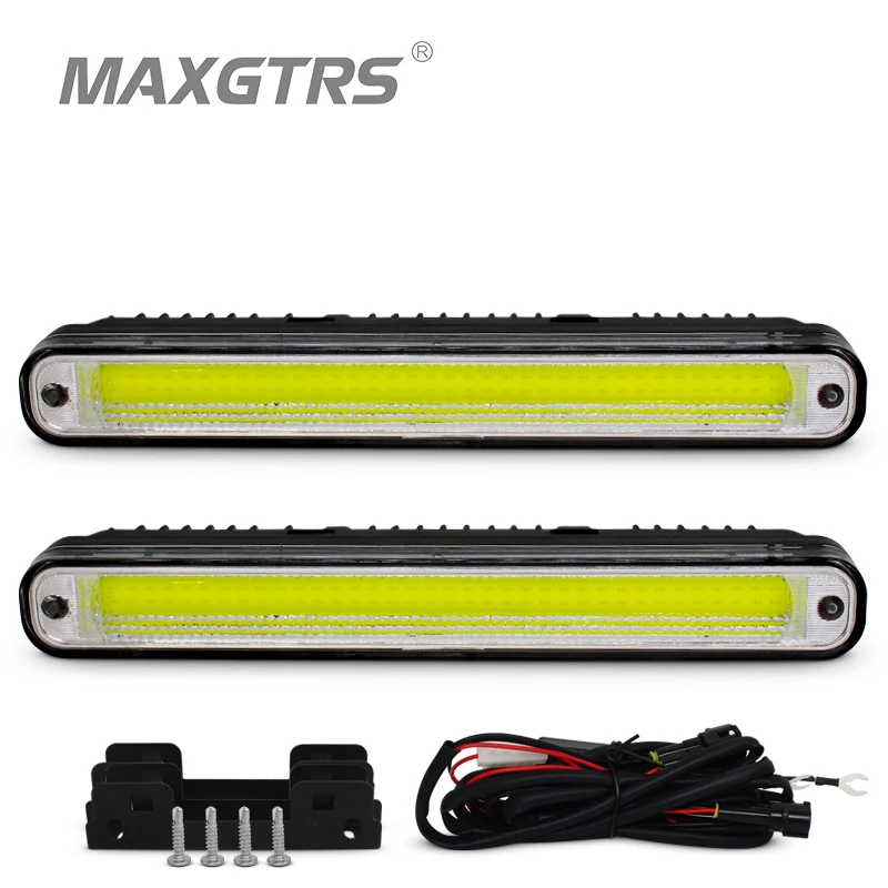 2Pcs Universal Ultra Bright 20.5cm DC12V COB LED Daytime Running light DRL Waterproof Car Styling Driving Fog Light Lamp
2Pcs Universal Ultra Bright 20.5cm DC12V COB LED Daytime Running light DRL Waterproof Car Styling Driving Fog Light Lamp