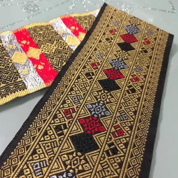 10.3cm 103mm 4-1/8'' Orange Red Zigzag Geometric Abstract Rhombus Ethnic Curtain Laciness National Jacquard Ribbon Woven Webbing
10.3cm 103mm 4-1/8'' Orange Red Zigzag Geometric Abstract Rhombus Ethnic Curtain Laciness National Jacquard Ribbon Woven Webbing