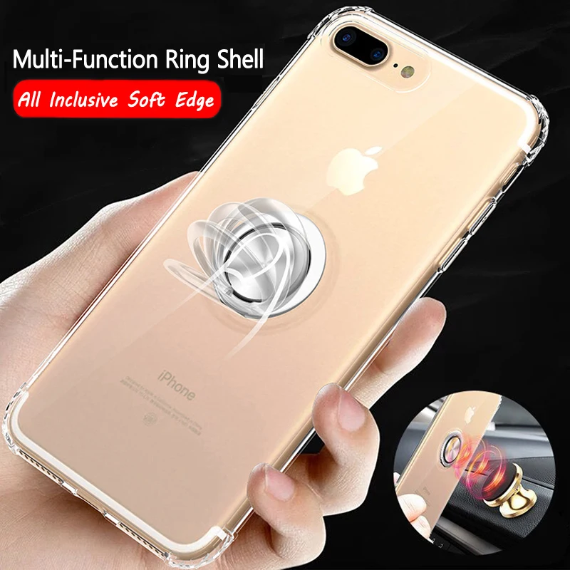 Luxury Magnetic Finger Ring Bracket Phone Case For iPhone X XS XR XS Max For iPhone 7 8 6 6S Plus Transparent protection Cover
Luxury Magnetic Finger Ring Bracket Phone Case For iPhone X XS XR XS Max For iPhone 7 8 6 6S Plus Transparent protection Cover