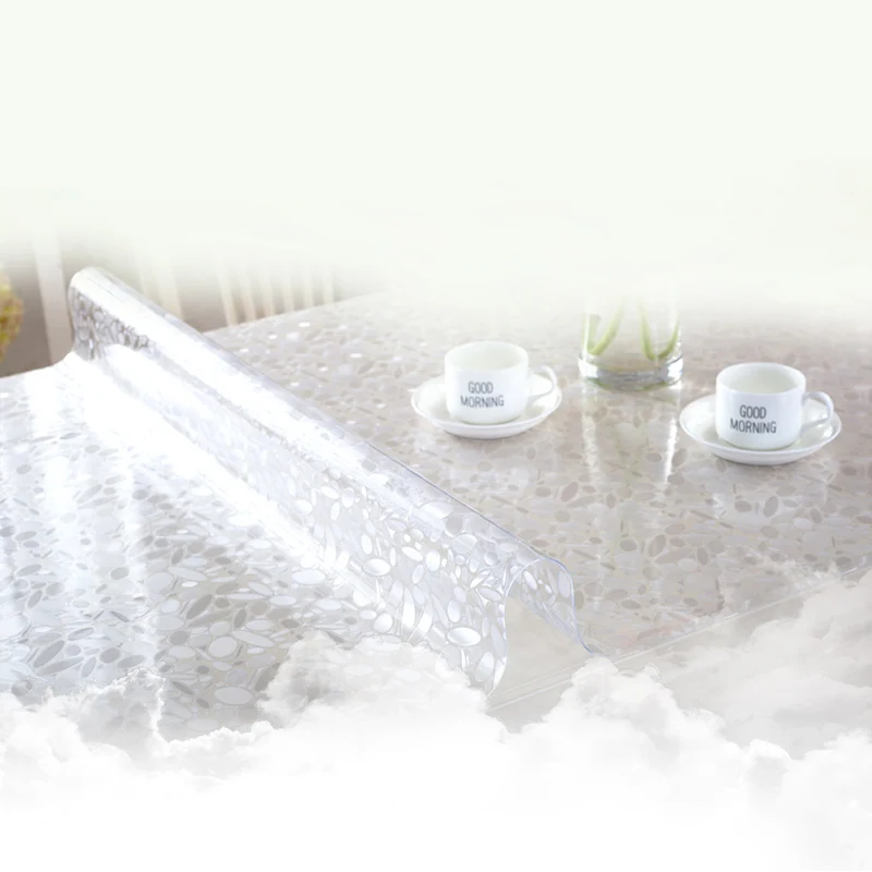 HAZY PVC Tablecloth Transparent Waterproof Oil-proof Coffee Table Mat Protector Desk Pad Dining Table Cover for Kitchen
HAZY PVC Tablecloth Transparent Waterproof Oil-proof Coffee Table Mat Protector Desk Pad Dining Table Cover for Kitchen