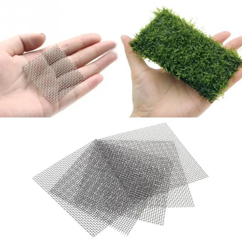 10PCS Moss Stainless Steel Water Plants Fixation Fish Tank Aquascape DIY Mesh Plate Accessories 8*8cm
10PCS Moss Stainless Steel Water Plants Fixation Fish Tank Aquascape DIY Mesh Plate Accessories 8*8cm