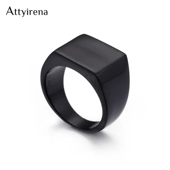 ATTYIRENA Cool Simple Men Ring Black Gold Color Stainless Steel Men's Rings Size 12 Fashion Male Jewelry Gift Band
ATTYIRENA Cool Simple Men Ring Black Gold Color Stainless Steel Men's Rings Size 12 Fashion Male Jewelry Gift Band
