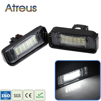 

Atreus Car LED License Plate Lights For Mercedes W220 S-Class 99-05 Benz Accessories SMD3528 LED Number Plate Lamp Bulb Kit 12V