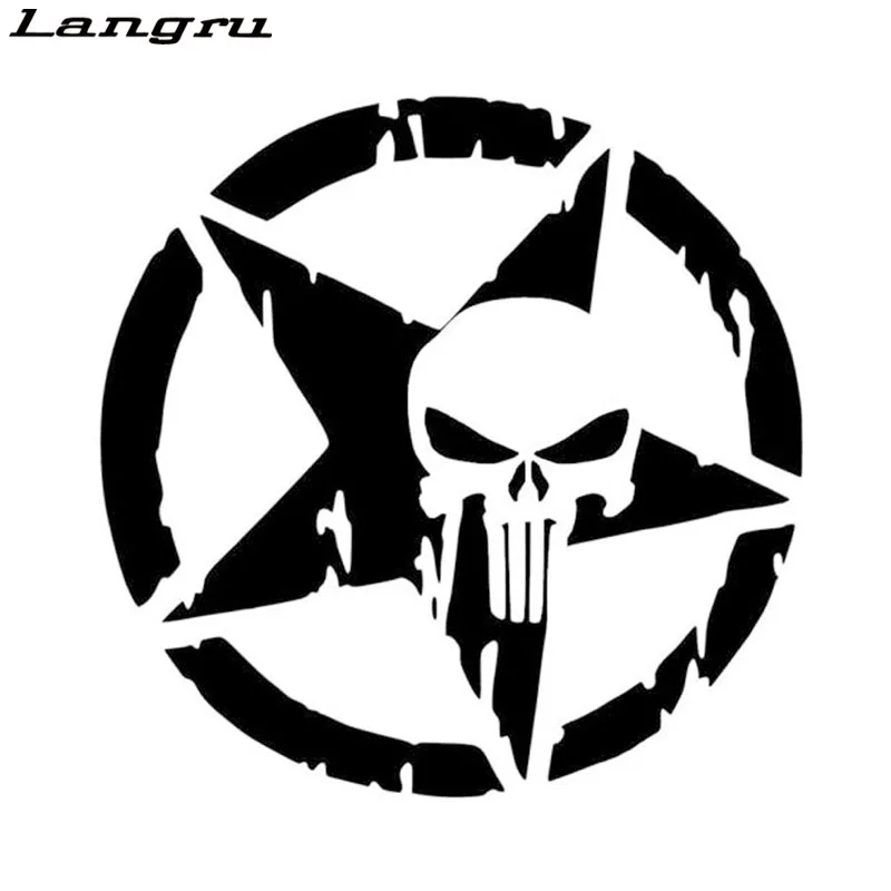 Langru New Design Car Stying The Punisher Skull Car Sticker Pentagram Vinyl Decals Motorcycle Accessories Jdm
Langru New Design Car Stying The Punisher Skull Car Sticker Pentagram Vinyl Decals Motorcycle Accessories Jdm