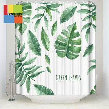 Plant Printing Shower Curtain Bathroom Waterproof Polyester Bath Curtain With Hooks cortina de ducha
Plant Printing Shower Curtain Bathroom Waterproof Polyester Bath Curtain With Hooks cortina de ducha