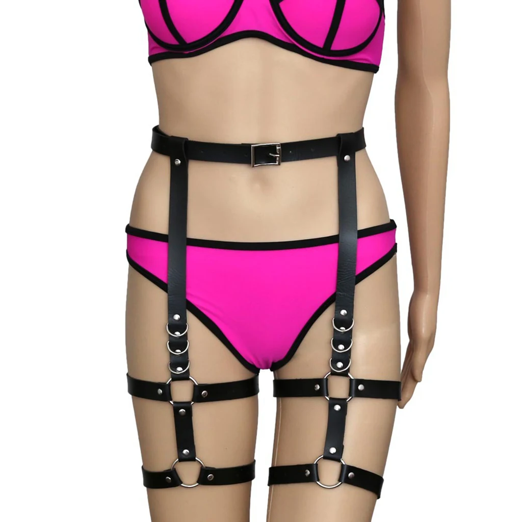 Sexy Ladies Club Punk Harness Belt Strap for Women Goth Leg Ring Adjustable Leather Thigh Belt
Sexy Ladies Club Punk Harness Belt Strap for Women Goth Leg Ring Adjustable Leather Thigh Belt