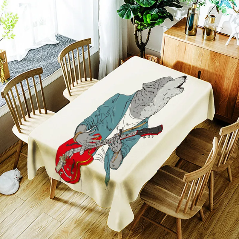 Multi Size Cartoon Animal Music Rock Table Cloth Waterproof Oilproof Rectangle Wedding Home Dinner Tea Decorative Table Cover
Multi Size Cartoon Animal Music Rock Table Cloth Waterproof Oilproof Rectangle Wedding Home Dinner Tea Decorative Table Cover