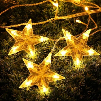 LED Chritmas Decorations Festival String of Colorful Light on The Windows Curtain Ice Star Design Light Wedding Celebration
LED Chritmas Decorations Festival String of Colorful Light on The Windows Curtain Ice Star Design Light Wedding Celebration