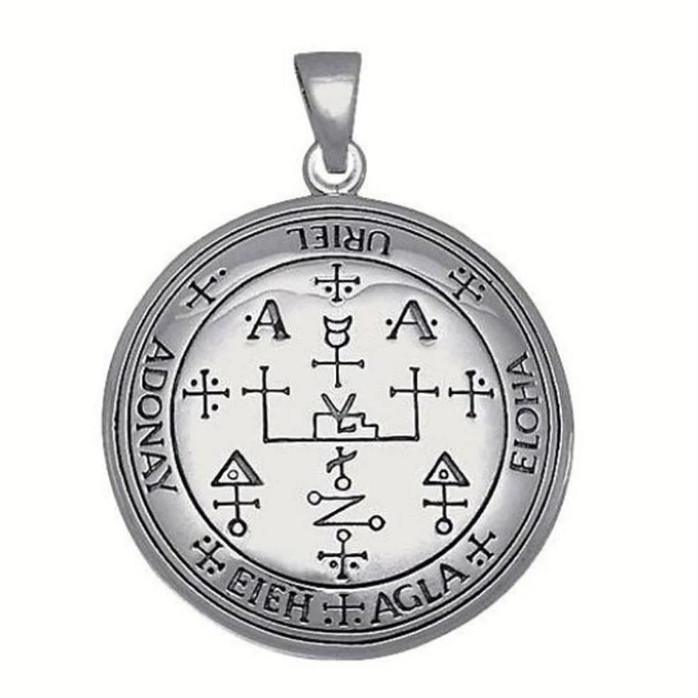 Archangel URIEL Talisman Silver and Gold Tone Bronze Sigil of Uriel Angel Angelic Pendant
Archangel URIEL Talisman Silver and Gold Tone Bronze Sigil of Uriel Angel Angelic Pendant